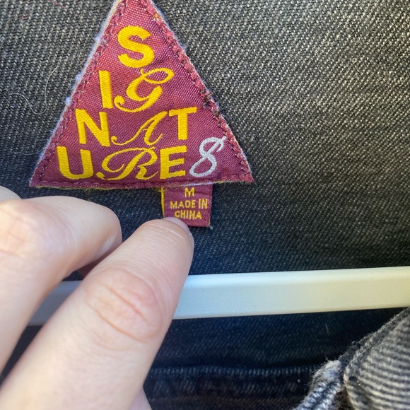 California cropped black jean jacket - Picture 3 of 3